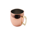 Taza de acero inoxidable chapada en cobre de 19 oz de venta caliente